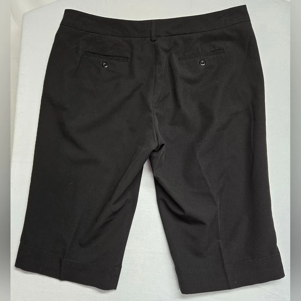 Dress Barn Black Bermuda Shorts